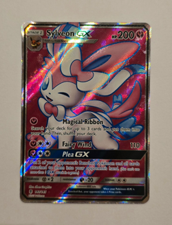 Pokemon Sylveon GX Full Art Holo SM-Guardians Rising 140/145 Ultra Rare - Image 1