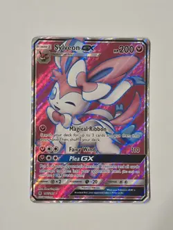 Pokemon Sylveon GX Full Art Holo SM-Guardians Rising 140/145 Ultra Rare - Image 2