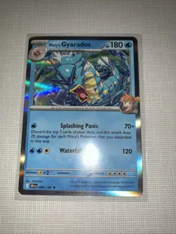 Misty's Gyarados 049/182 Rare Holo SV10: Destined Rivals DRI Pokemon TCG NM - Image 1