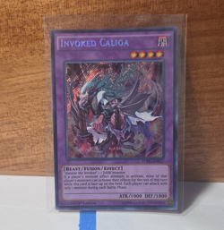 Yu-Gi-Oh! TCG Invoked Caliga Fusion Enforcers FUEN-EN027 Secret Rare 1st - Image 1