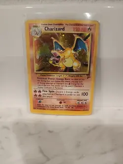 Pokemon Charizard Holo Card 120 HP Rare Trading Card Game - Image 1