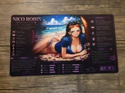 Nico Robin Playmat - One Piece - 24"x14" - Image 1