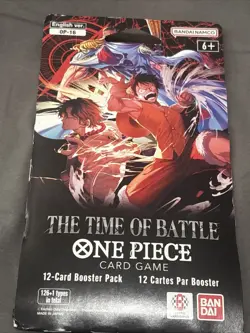 25x One Piece OP-16 The Time Of Battle Sleeved Booster Packs English - Lot of 25 - Image 1