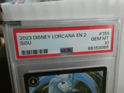 2023 Disney Lorcana SISU Divine Water Dragon 159/204 PSA 10 GEM MINT - Image 2