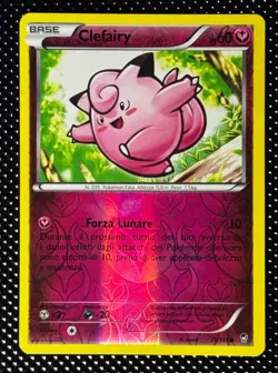Pokemon Card Clefairy Holo Reverse 70/111 ITALIANO Colpi Furiosi - Image 1