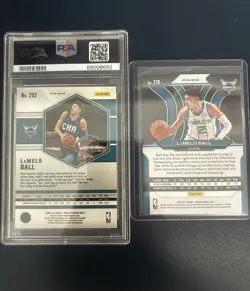Panini 2020-21 Mosaic LaMelo Ball #202 Pink Camo Prizm RC PSA 10 Hornets + RC - Image 2