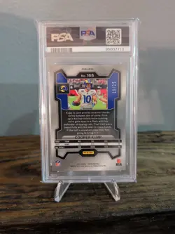 2023 Panini Prizm Cooper Kupp Blue Shimmer Prizm /25 #165 Los Angeles Rams PSA 9 - Image 2