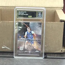 Topps 2025-26 Chrome Cooper Flagg Activators Rookie #AC-11 Mavericks GMA 10 - Image 1