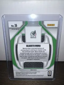 2026 Panini Prizm Fifa World Cup - New Era Gilberto Mora #15 Wave Prizm - Image 2
