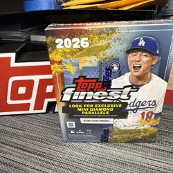 2026 TOPPS FINEST BASEBALL MEGA BOX (48 Cards) MLB Brand New Factory Sealed - Image 2
