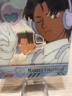 MARBET FINGERHAT GUNDAM Wafers Card Game TCG Japanese Japan BANDAI Vintage Anime - Image 2