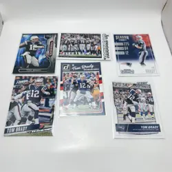 Lot of 17 Tom Brady Football Cards - Panini And Topps New England Patriots - Image 3