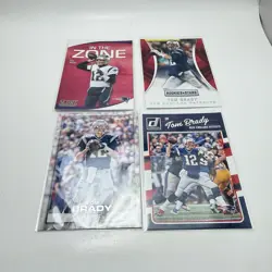 Lot of 17 Tom Brady Football Cards - Panini And Topps New England Patriots - Image 5