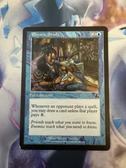 MTG - Rhystic Study LP Blue Sorcery Prophecy 45/143 - Image 1