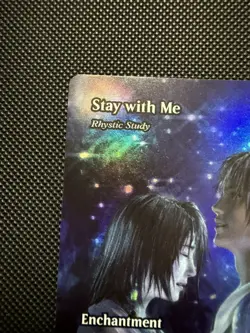 MTG Stay with Me - Rhystic Study Foil (Showcase) - Final Fantasy x MTG 0031 - Image 2