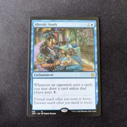 MTG Rhystic Study #169 [Jumpstart 2022] Near Mint - Image 1