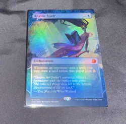 [1x] Rhystic Study - Foil Near Mint, English Wilds of Eldraine MTG Magic - Image 1