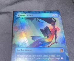 [1x] Rhystic Study - Foil Near Mint, English Wilds of Eldraine MTG Magic - Image 3