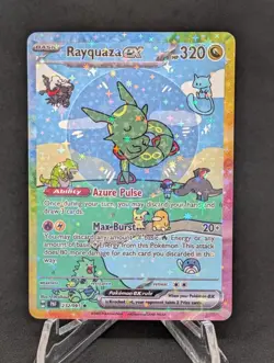 BUBBLE RAYQUAZA EX POKEMON CARD * FAN ART * MEW FRIENDS Paldean 232/091 - Image 1