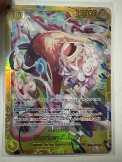 Bandai One Piece Card - Monkey D. Luffy SEC Holo (EB04-061) ENG - Image 1