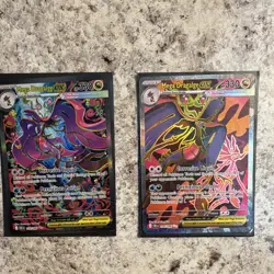 Pokemon TCG Mega Dragalge EX Evolutions English Holo Full Art 2-Card Lot - Image 1