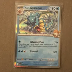 Pokemon TCG Misty's Gyarados Holo Rare Card 49/182 Destined Rivals Series - Image 1