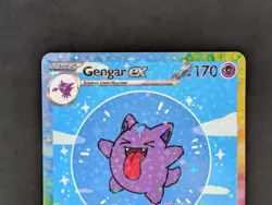 BUBBLE GENGAR EX POKEMON CARD * FAN ART * MEW FRIENDS Paldean 232/091 - Image 2