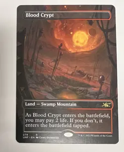 MTG 1x BORDERLESS Blood Crypt # 279 Unfinity Magic the Gathering Card x1 NM - Image 1