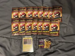 Pokemon TCG Detective Pikachu 2 Card Booster Pack Sealed Lot X10 Promo Nm M - Image 1