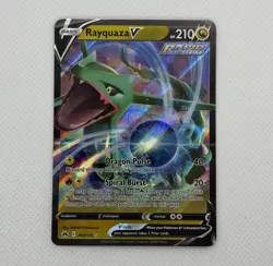 Rayquaza V 100/159 Crown Zenith Ultra Rare Holo Pokemon TCG Card NM - Image 1