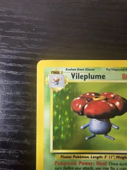 Vileplume 15/64 Holo Jungle Set Pokemon Card WOTC LP/Played - Image 3