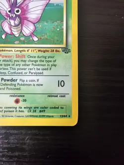 Pokemon Card - Venomoth Jungle 13/64 Holo Rare Moderately Played MP - Image 5