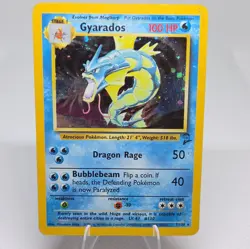 Pokemon TCG Gyarados Holo Rare Card 7/130 Base Set 2 - Image 1
