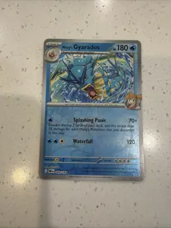Pokemon TCG Misty's Gyarados Holo Rare Card 49/182 Destined Rivals - Image 1