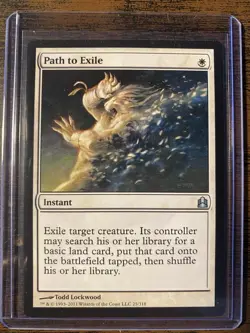 Path to Exile x4 25/318 15/145 White Instant Wizards 2011 Magic English - Image 1