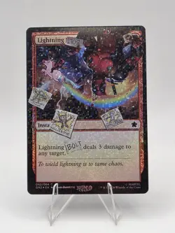 Lightning Bolt (Pool Party Foil) MTG Secret Lair Deadpool - Image 1