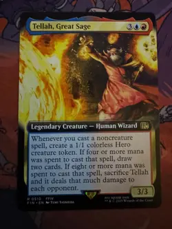 Tellah, Great Sage (Extended Art) 510 Rare FINAL FANTASY Magic: The Gathering NM - Image 1