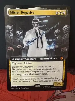 Mister Negative (Extended Art) 274 Marvel's Spider-Man Magic: The Gathering NM - Image 1