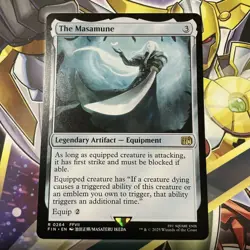MTG Magic the Gathering The Masamune (264/764) Final Fantasy NP Regular - Image 1
