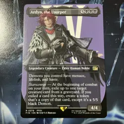 Ardyn, the Usurper (0379) (Borderless) #379 (NM) Final Fantasy FIN Magic MTG NP - Image 1