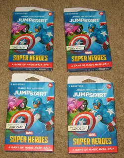 MAGIC THE GATHERING, SUPER HEROES, JUMP START, BOOSTER PACK LOT - Image 1
