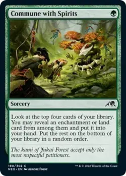 Commune with Spirits - Near Mint MTG Kamigawa: Neon Dynasty - Image 1