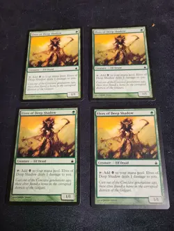Elves of Deep Shadow x4 NM Unplayed (Ravnica City of Guilds) Mtg Magic - Image 1