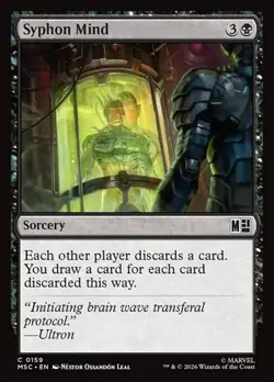1x Syphon Mind NM Eng MTG - Marvel Super Heroes Commander - Image 1