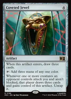 1x Coveted Jewel NM Eng MTG - Marvel Super Heroes Commander - Image 1