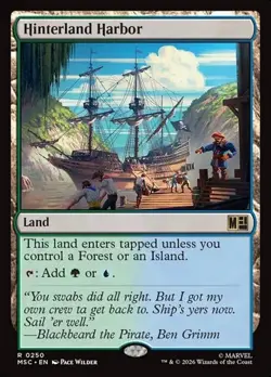 1x Hinterland Harbor NM Eng MTG - Marvel Super Heroes Commander - Image 1