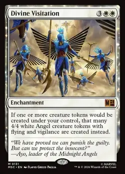 1x Divine Visitation NM Eng MTG - Marvel Super Heroes Commander - Image 1