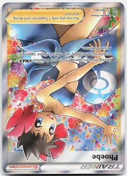 Pokemon Phoebe 161/163 Ultra Rare Battle Styles Pokemon Holo Near Mint - Image 1