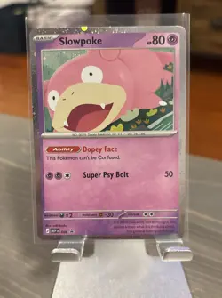 Pokemon TCG - Slowpoke Promo MEP 086 Pitch Black Checklane - NM - Image 1