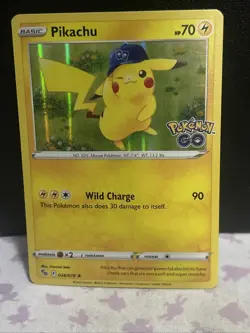 Pikachu 28/78 Pokemon Go Set Holo Rare Pokemon Card TCG 2022 - Image 1